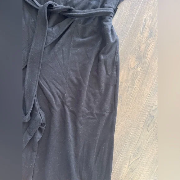 MAX STUDIO Black Knit Wide Leg Jumper Toe Waist Pull On Stretch Comfort LARGE - Picture 4 of 11